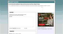 Desktop Screenshot of base64converter.com