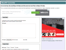 Tablet Screenshot of base64converter.com